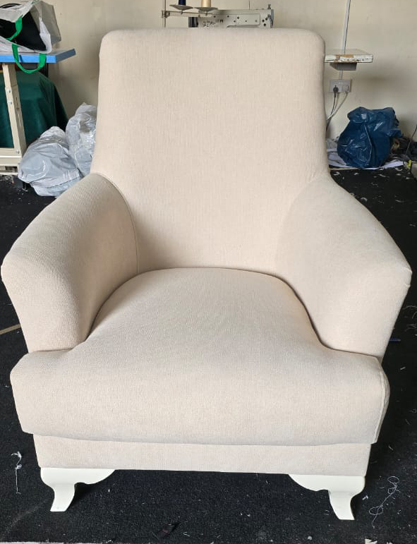 white sofa chair